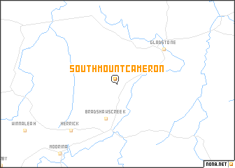 map of South Mount Cameron