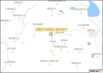 map of South Mulberry