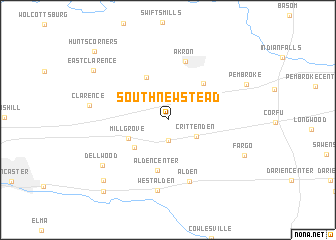 map of South Newstead