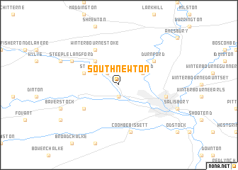 map of South Newton