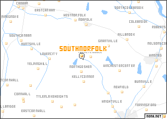 map of South Norfolk