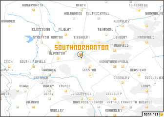 map of South Normanton