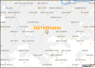 map of South Norwood