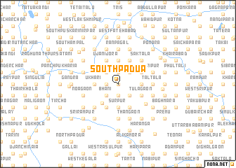 map of South Padua