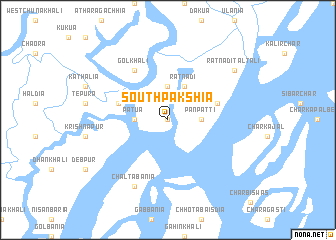 map of South Pākshia