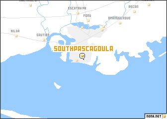 map of South Pascagoula