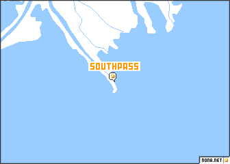 map of South Pass