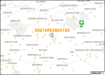 map of South Pemberton