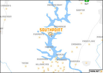 map of South Point