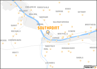 map of South Point