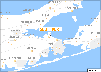 map of Southport