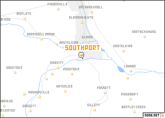 map of Southport