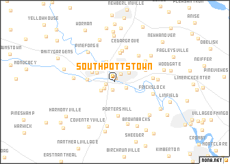 map of South Pottstown