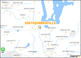 map of South Quabbin Villa