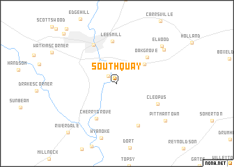 map of South Quay
