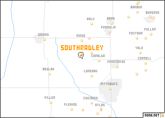 map of South Radley