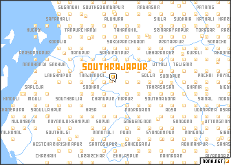 map of South Rājāpur