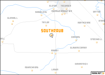 map of South Raub