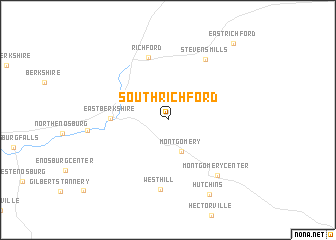 map of South Richford