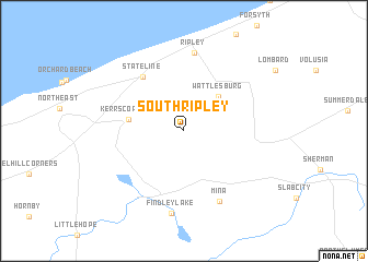 map of South Ripley