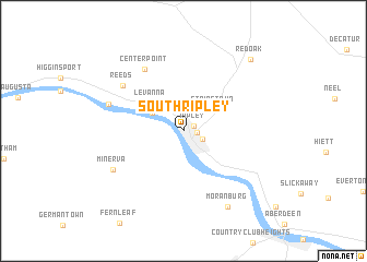 map of South Ripley