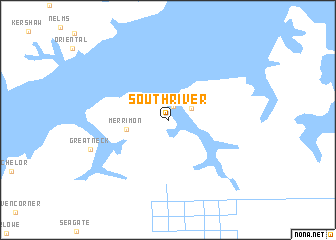 map of South River