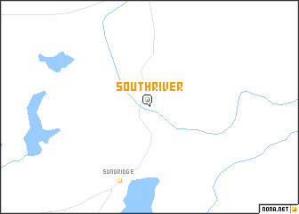 map of South River