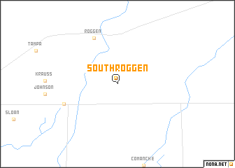 map of South Roggen