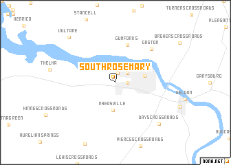 map of South Rosemary