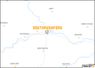 map of South Rushford