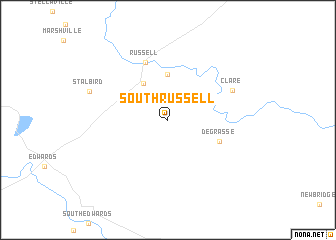 map of South Russell