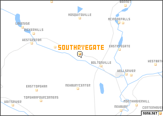 map of South Ryegate