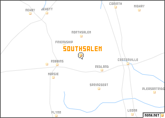 map of South Salem