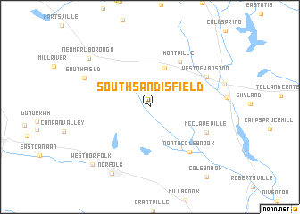 map of South Sandisfield