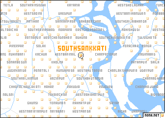 map of South Sānkkāti