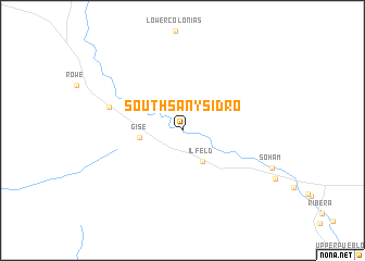 map of South San Ysidro
