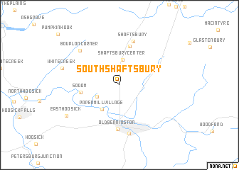 map of South Shaftsbury