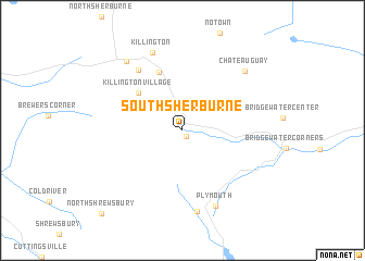 map of South Sherburne