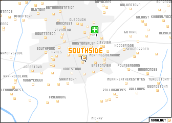 map of South Side