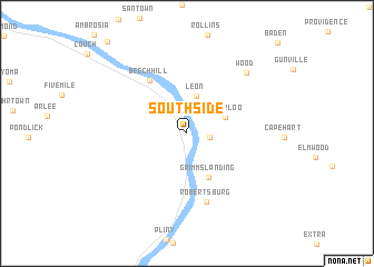map of Southside