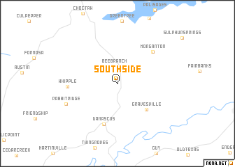 map of Southside