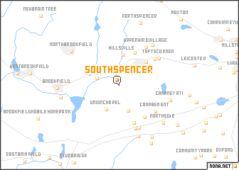 map of South Spencer