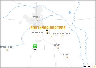 map of South Spring Acres