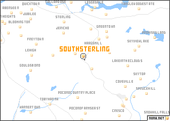 map of South Sterling
