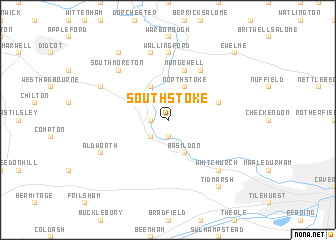 map of South Stoke