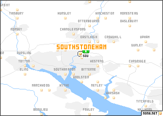map of South Stoneham