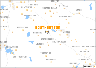 map of South Sutton