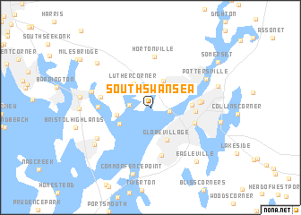 map of South Swansea