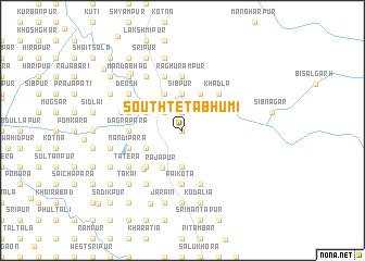 map of South Tetābhūmi