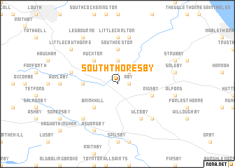 map of South Thoresby